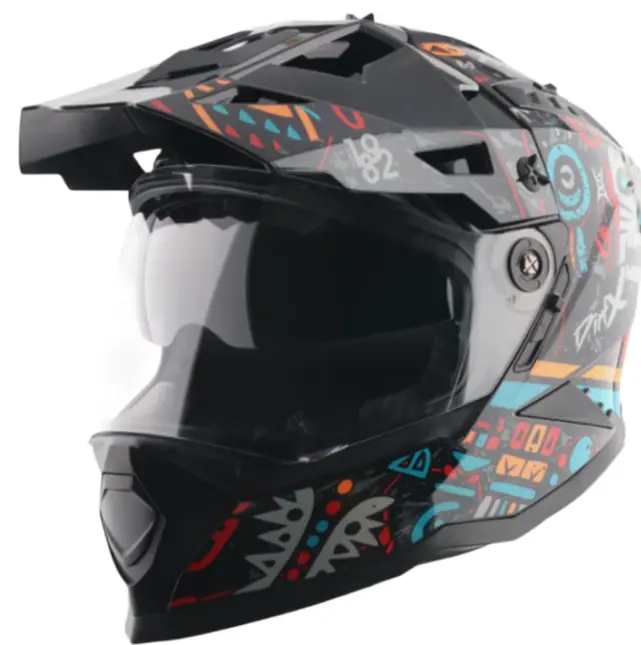 Vega Vf-11 Challenge Dirt-X Off-Road Motorcycle Helmet 1
