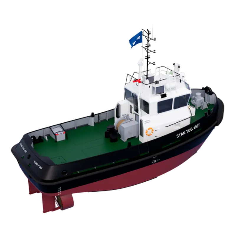 1/100 1907 Tugboat Model Damenstein Ship Boat 1