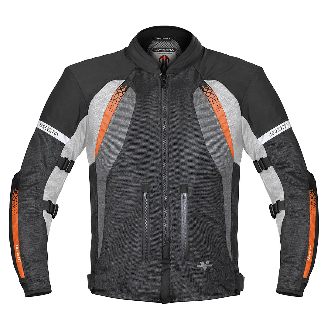Spencer - Street Mesh Motorcycle Riding Jacket (Orange) 1