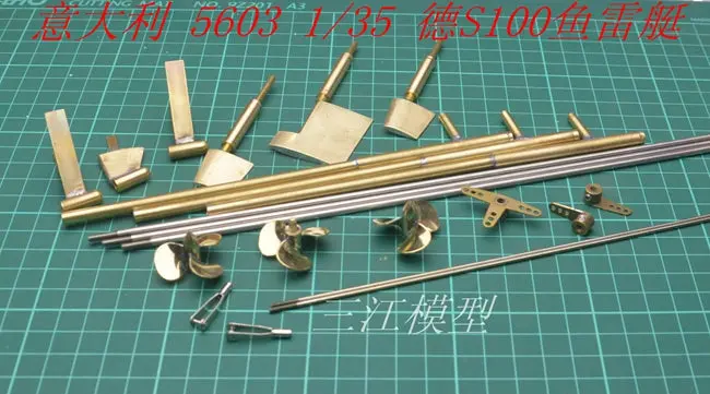 Ita5603 1/35 Italeri Schnellboot Type S100 S38 Remote Modified Metal Kit 2