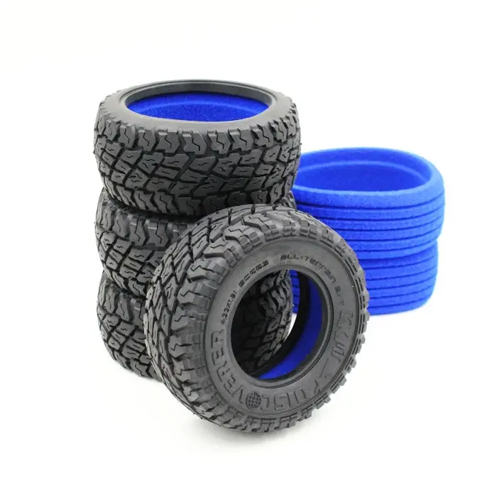 Kkpit 1/10 Rc Car Wheel Tire Combination 4Pcs 1