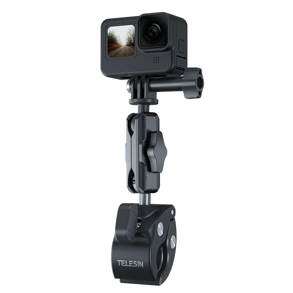 Telesin Plastic Universal Handlebar Mount Tube Clamp 1