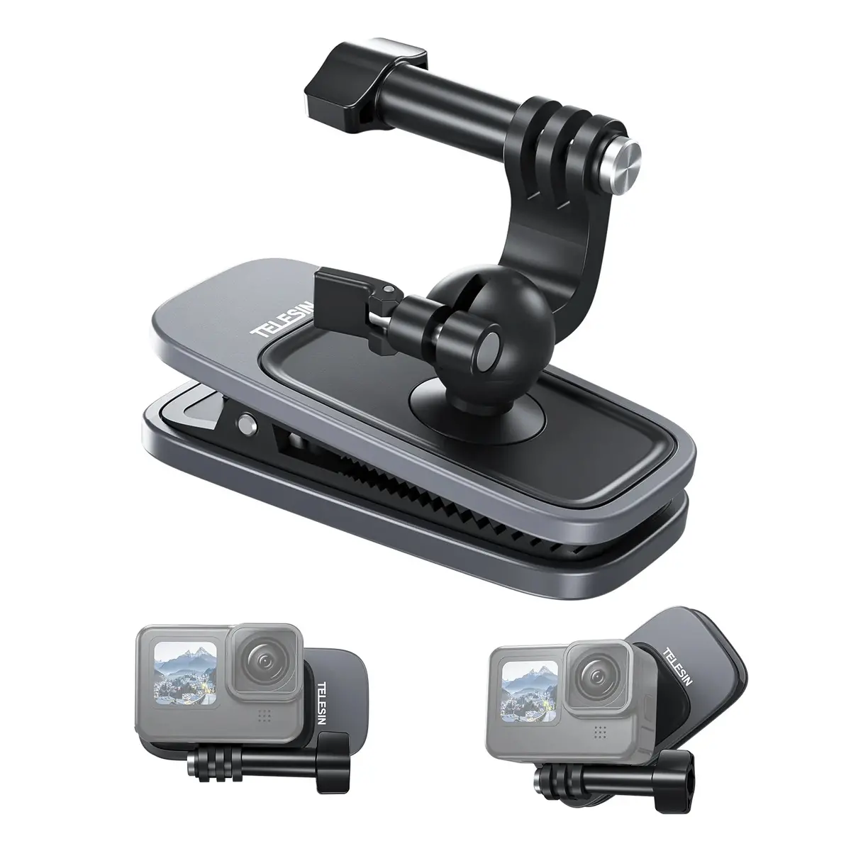 Telesin Upgraded Universal Backpack Clip 1