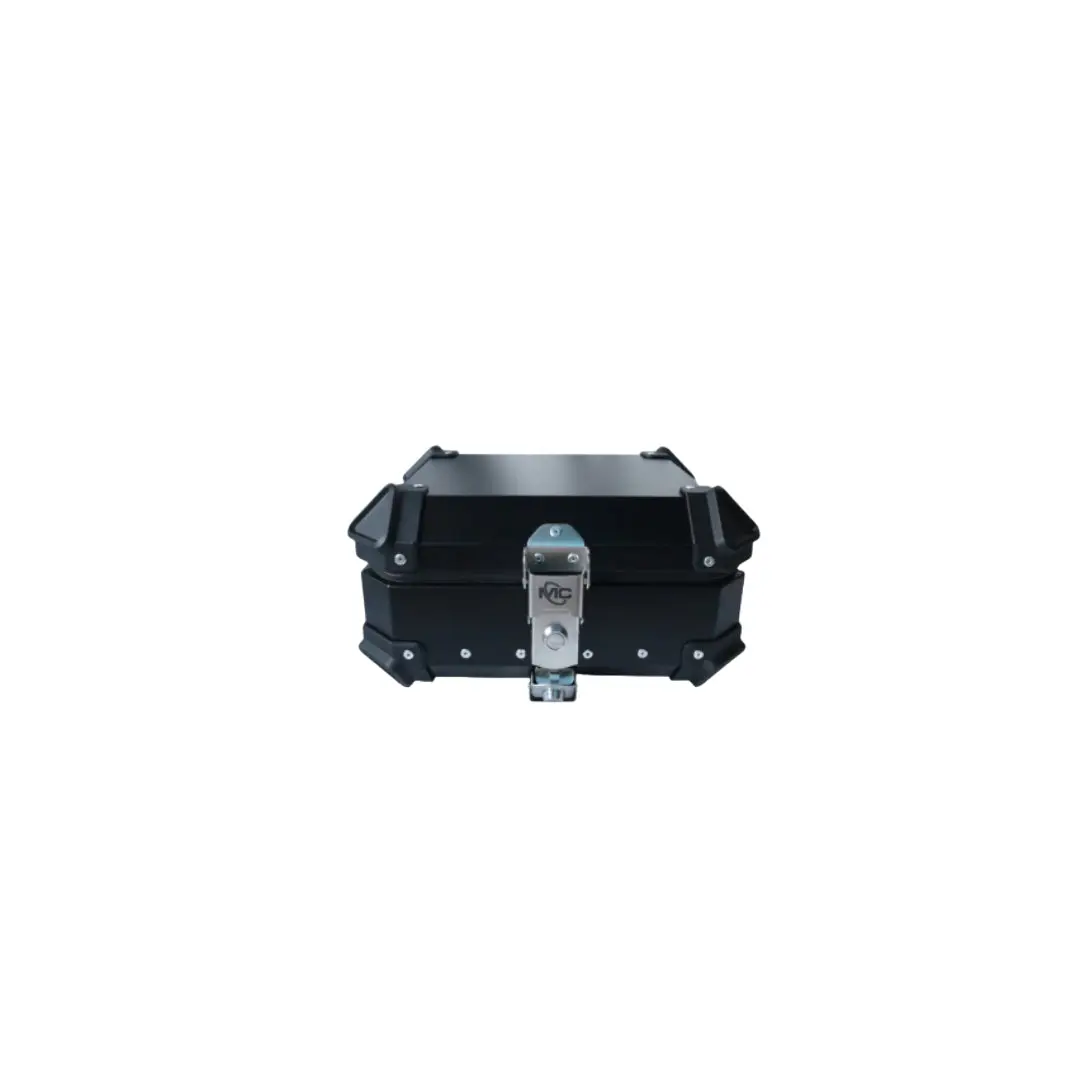 Motocare Aluminium 18 Litres Black Top Box 1