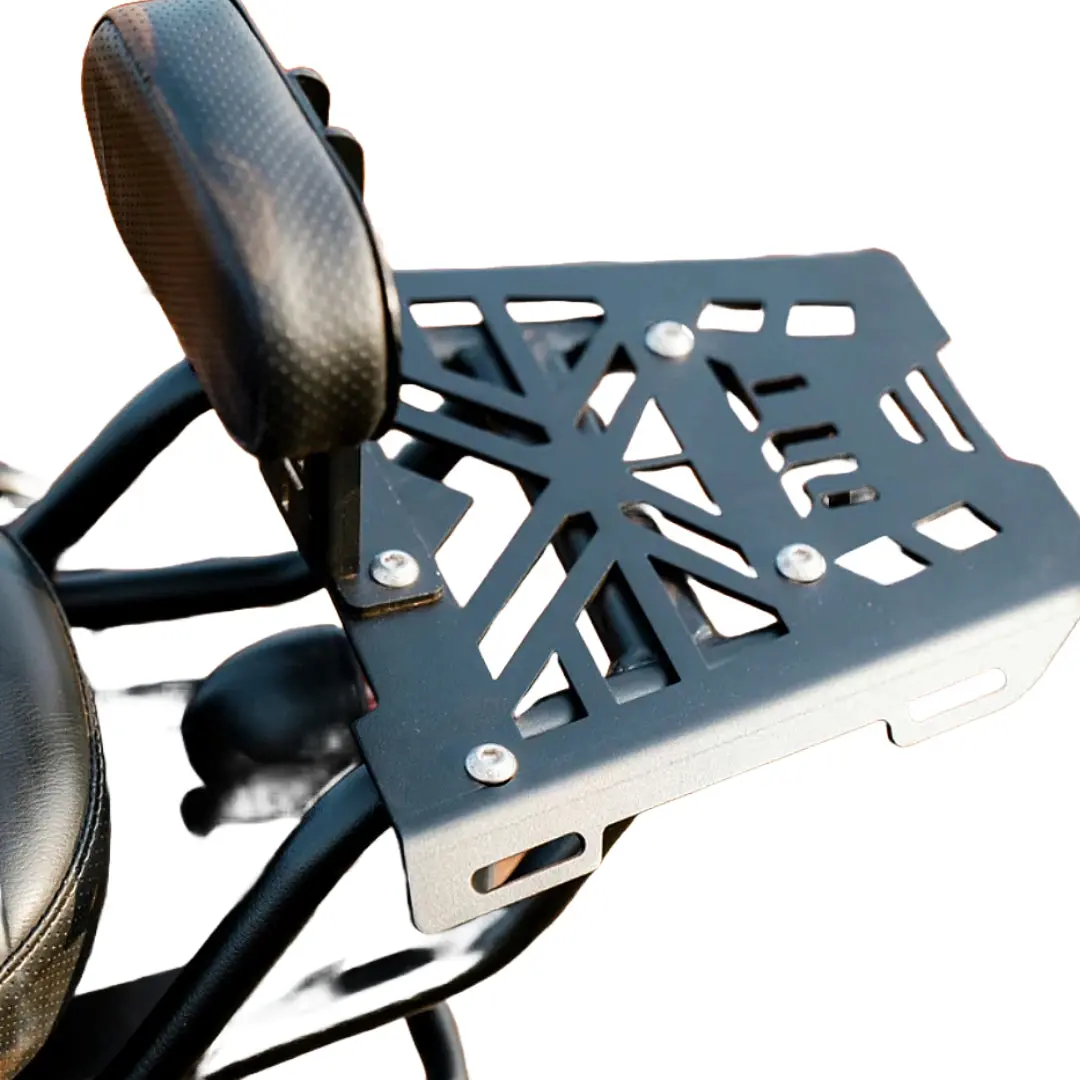 Moto Torque Back Carrier Without Backrest For Yezdi Scrambler 1