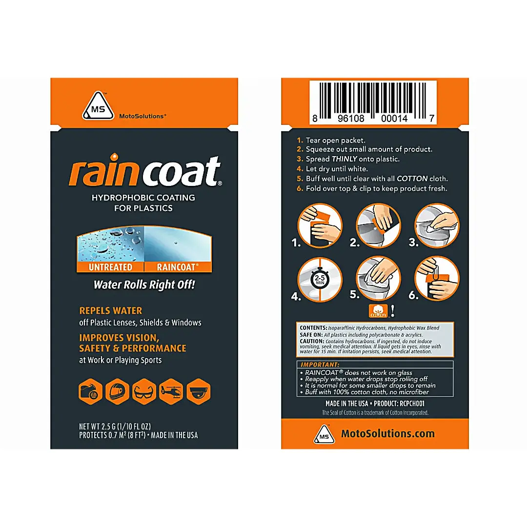 Motosolutions Rain Coat / Rain Proofing Cream 1