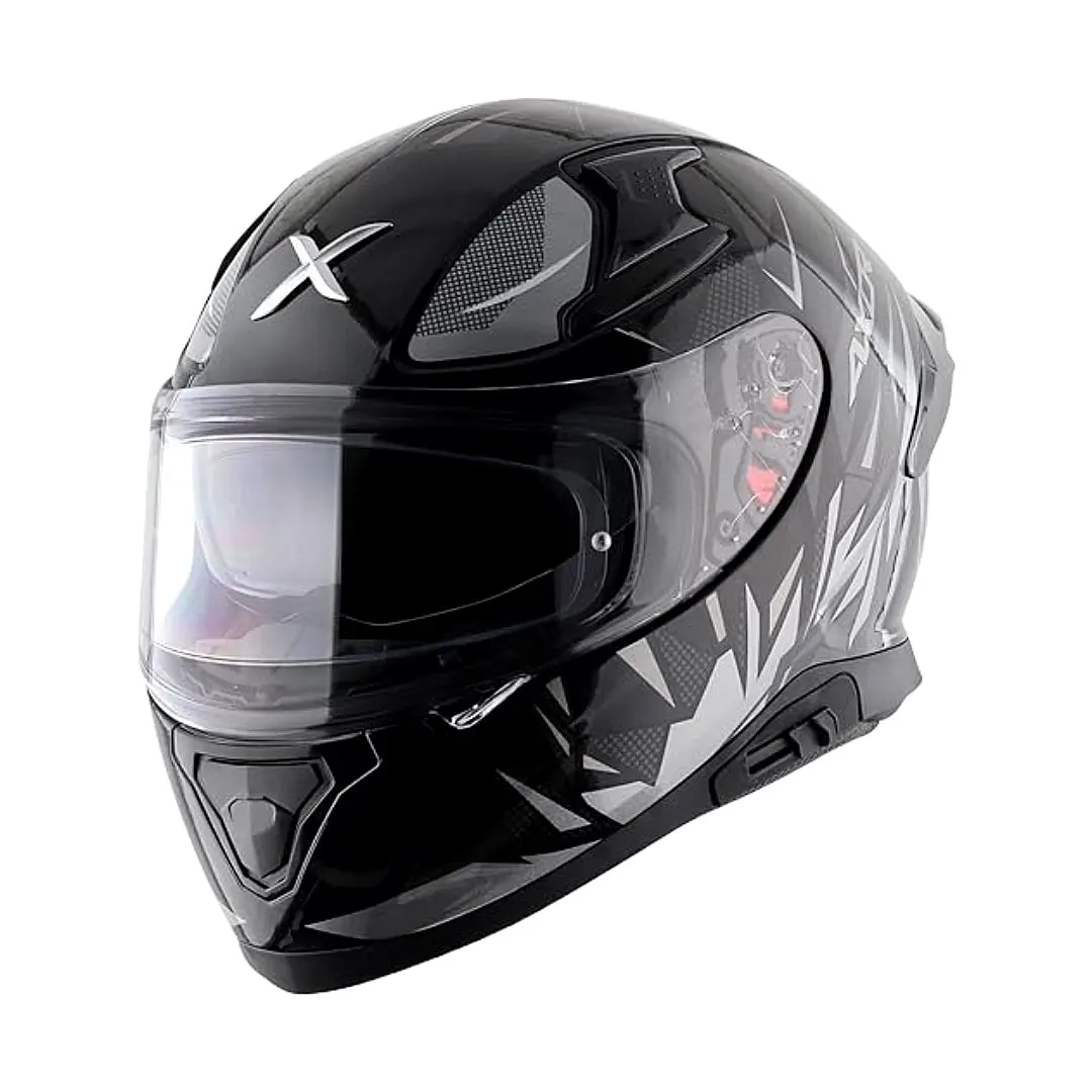 Axor Apex Hunter Gloss Black Grey Helmet 1