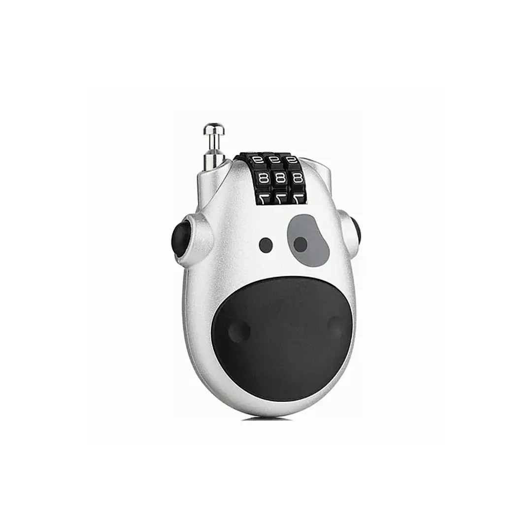 Bsddp Retractable Cable Lock Silver 1