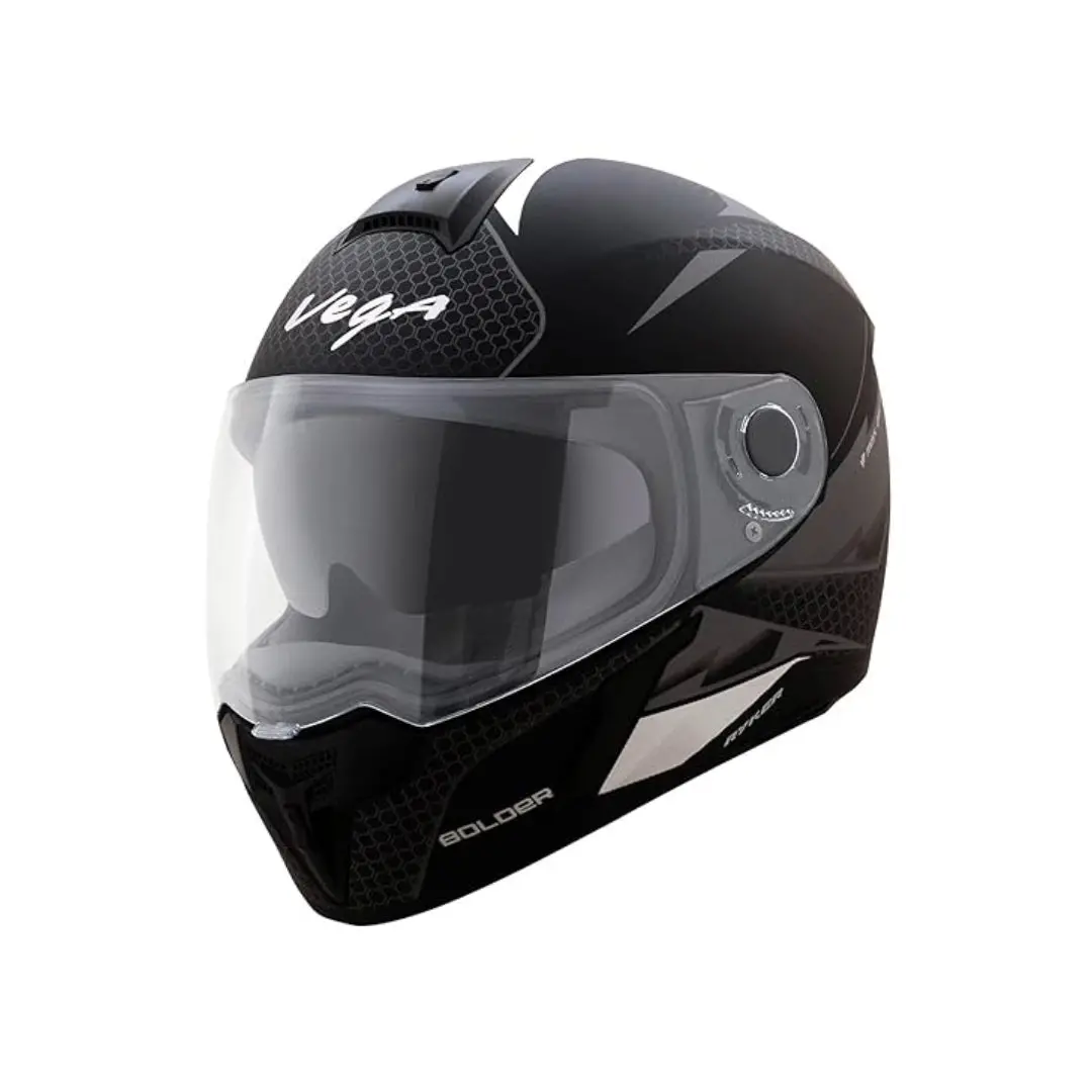 Vega Ryker Bolder Full Face Helmet Black Silver 1