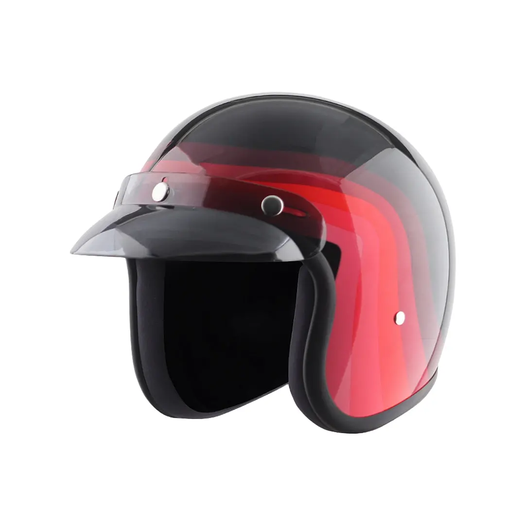 Vega Jet With Peak Urban Half Face Helmet 1