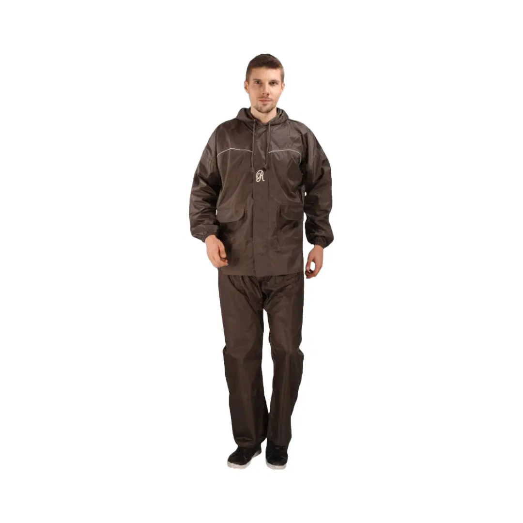 Rain Jacket & Pant Combo Brown-Real Skipper 1