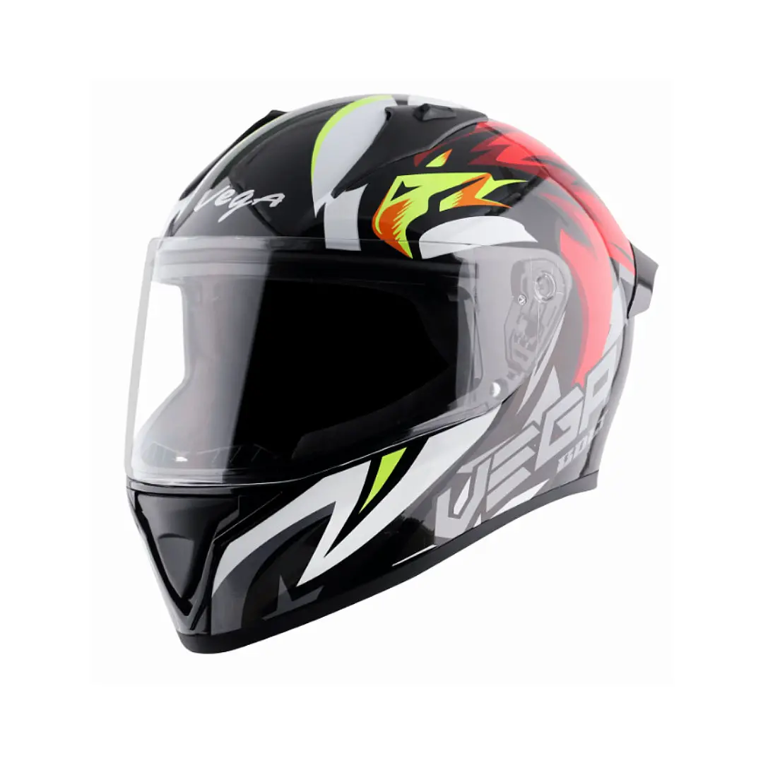 Vega Bolt Dx Speedx Black Red Helmet 1