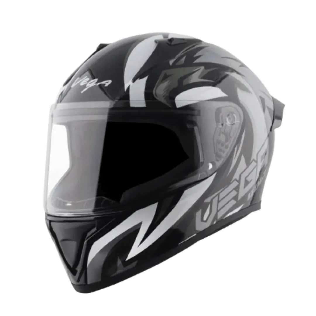 Vega Bolt Dx Speedx Black Grey Helmet 1