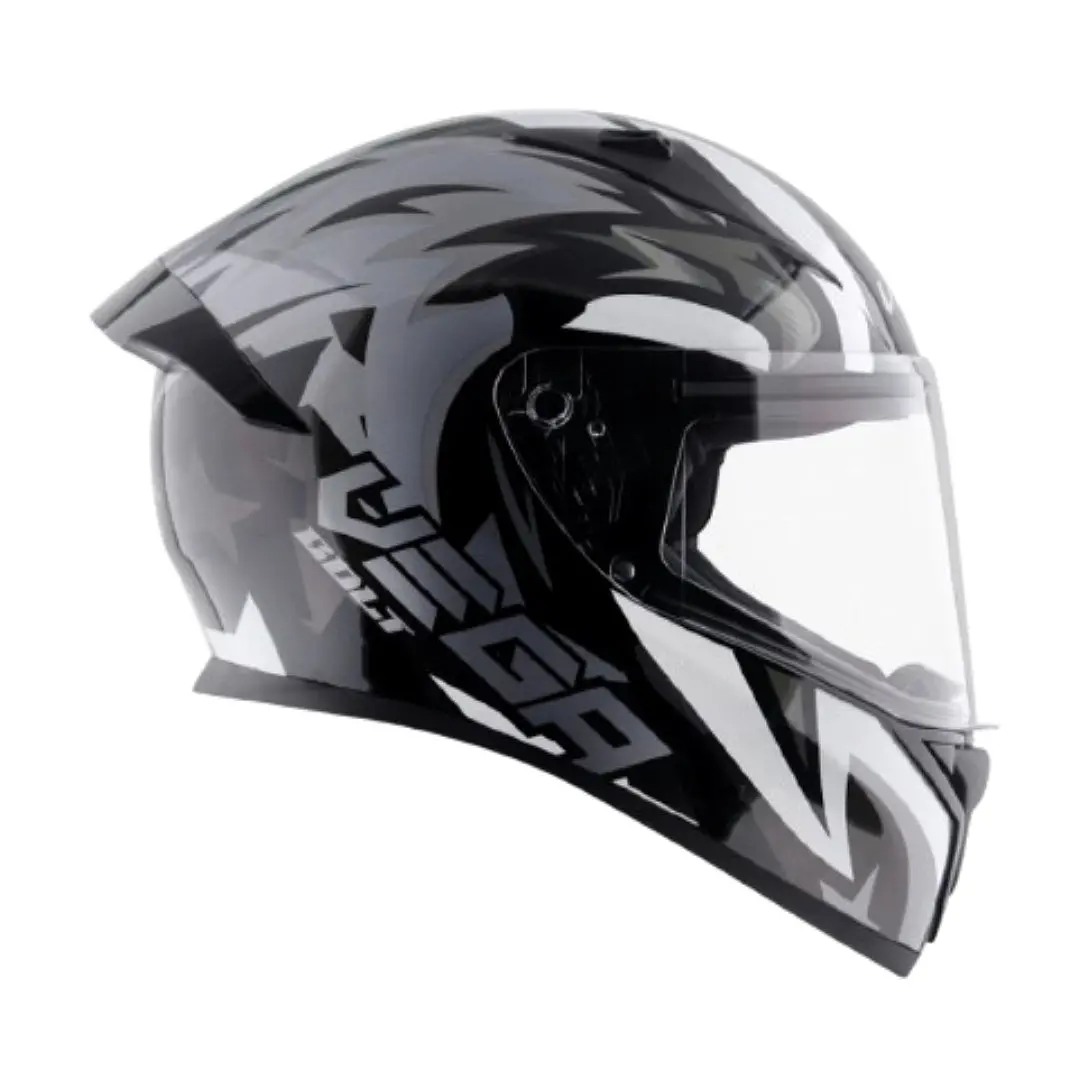 Vega Bolt Dx Speedx Black Grey Helmet 2