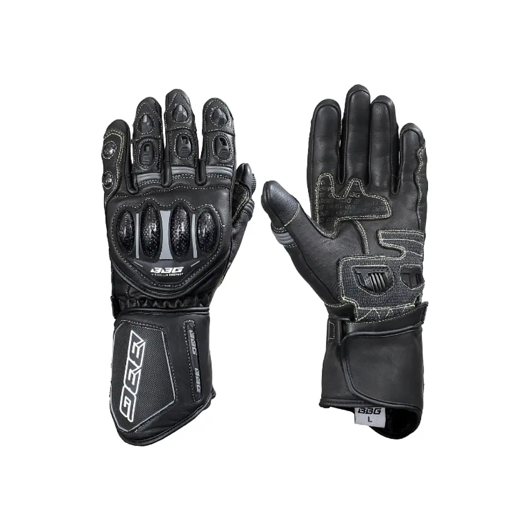 Bbg Racer Riding Gloves - Black 1