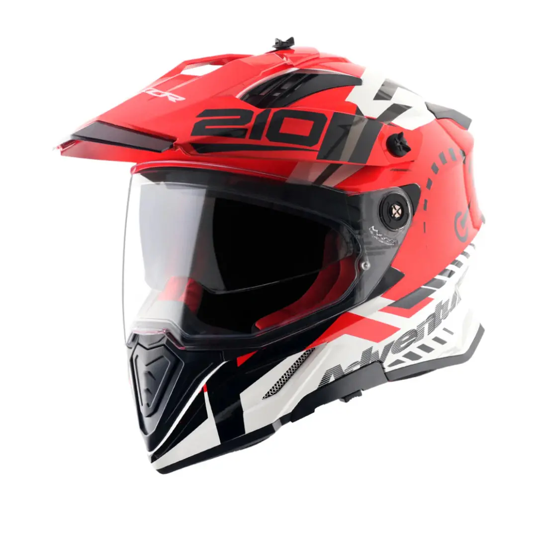 Axor X-Cross Dual Visor Speedometer Full Face Motorcycle Helmet 2