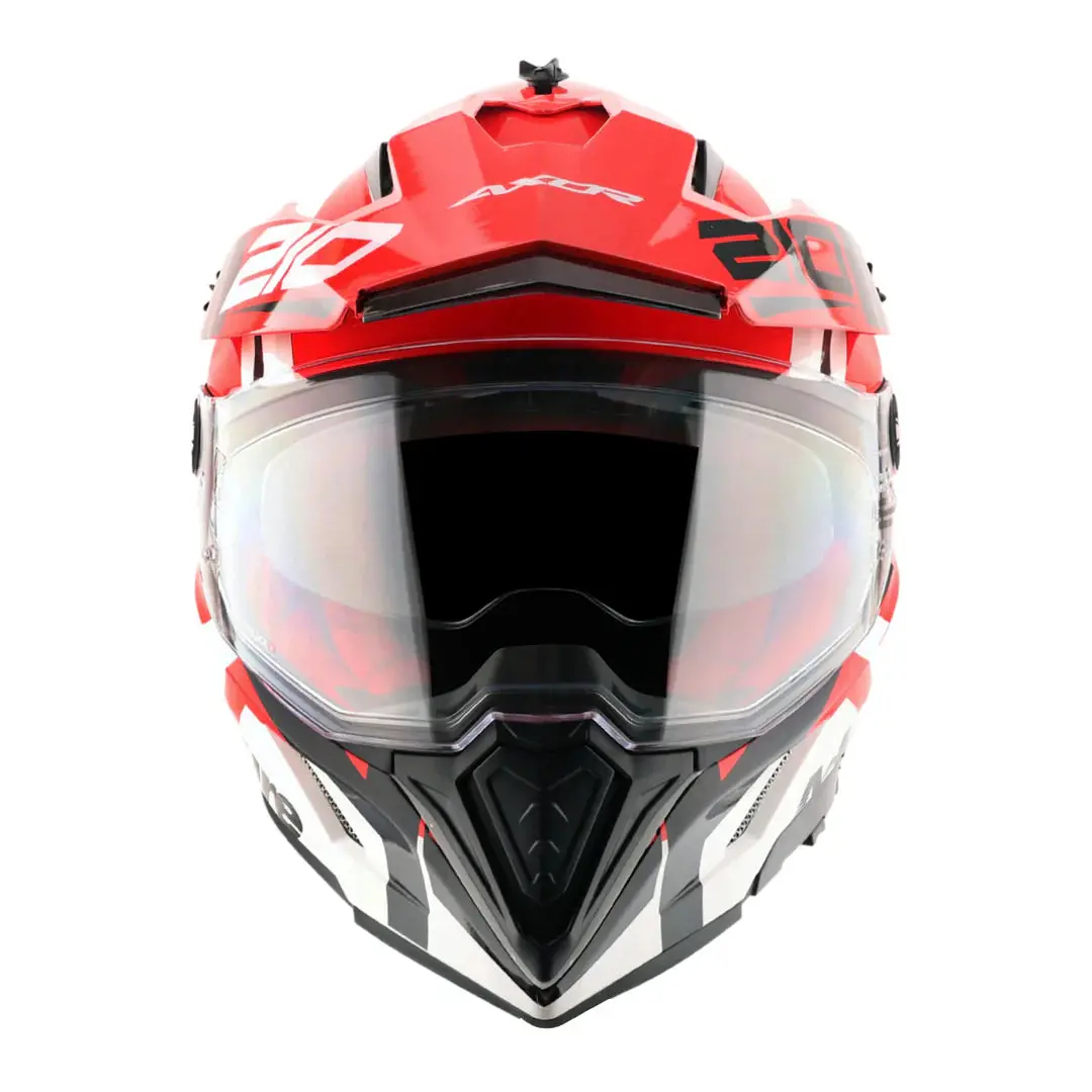 Axor X-Cross Dual Visor Speedometer Full Face Motorcycle Helmet 2