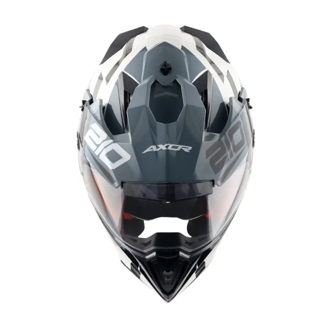 Axor X-Cross Dual Visor Speedometer Full Face Motorcycle Helmet 6