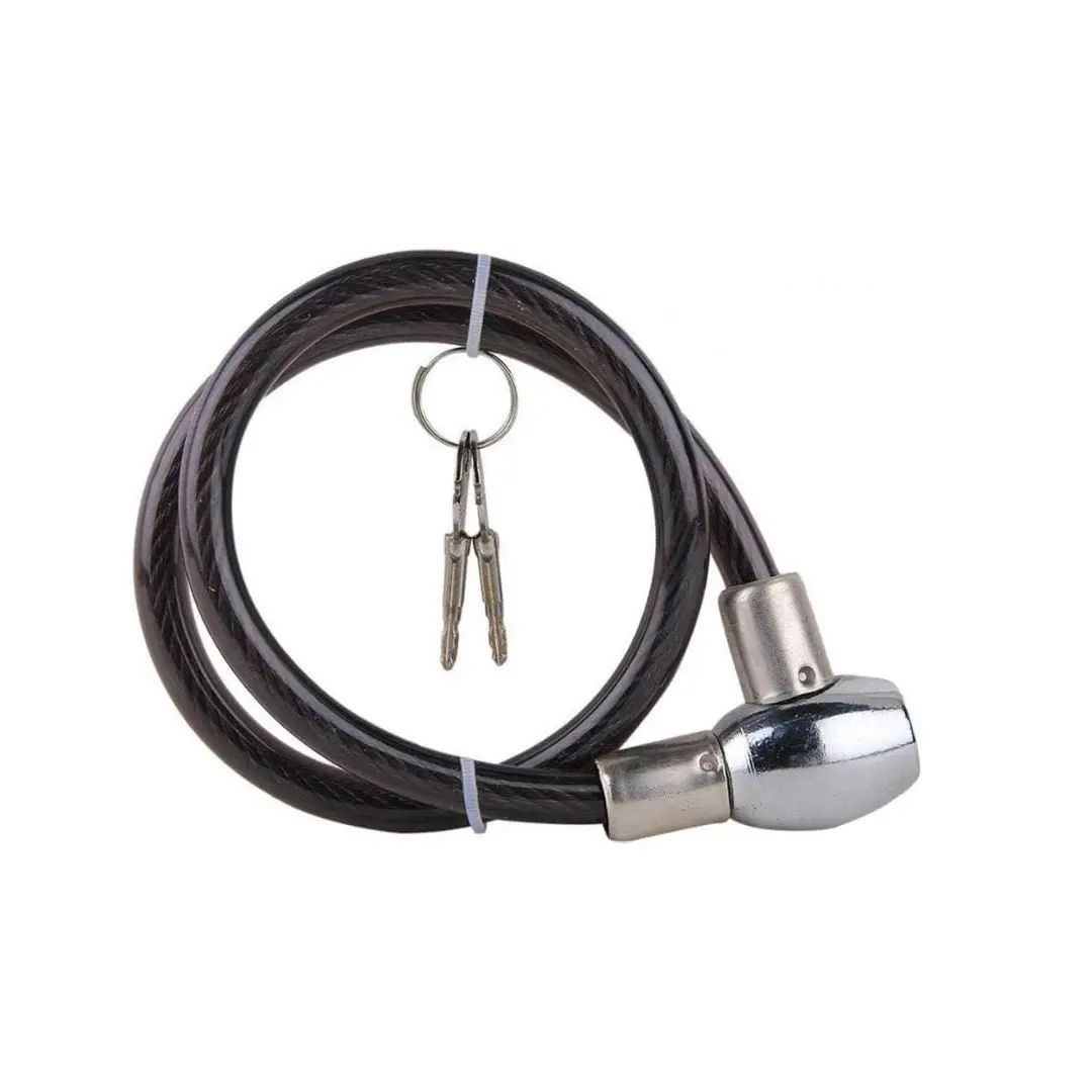 Gotty Key Lock Bsddp Helmet Cable Lock- Black 1