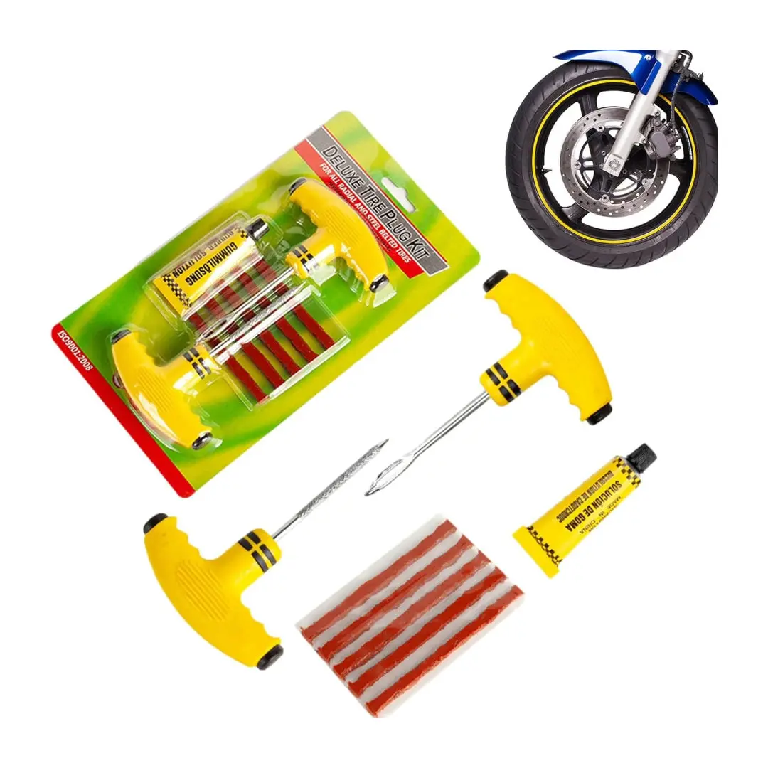 Tubeless Tyre Bike Puncture Repair Kit | Quick & Reliable Tire Fix 1