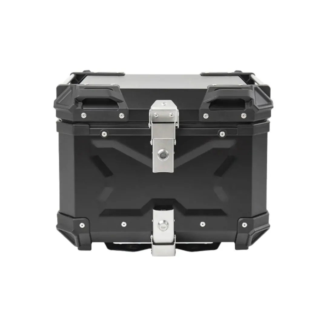 Lgp Premium X Aluminium Top Box 45L-Black Compatible For All Motorcycle 1