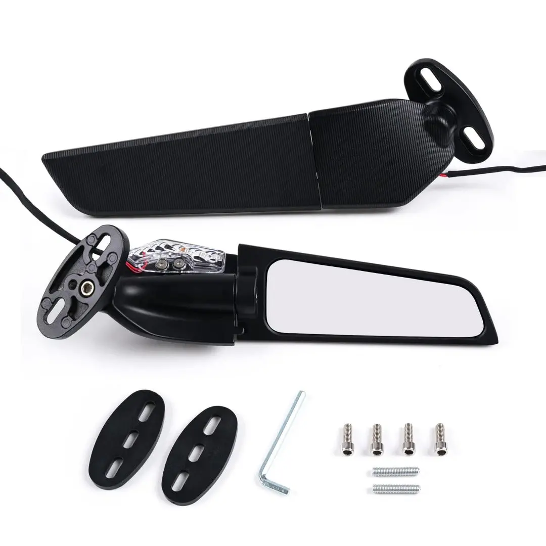 Max Protaper Stealth Rear View Side Mirror With Indicator 1