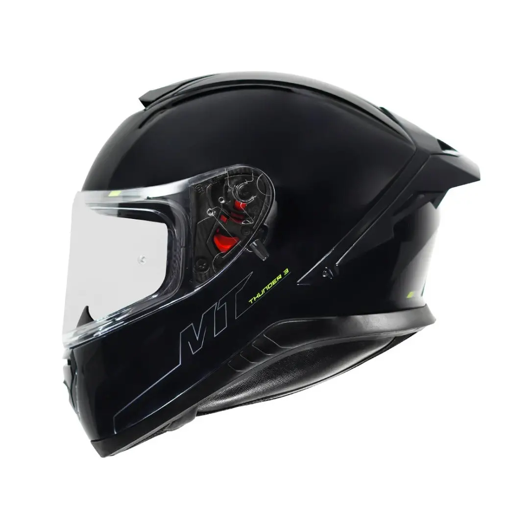 Mt Thunder 3 Sv Pro Motorcycle Helmet-  Solid A1 Gloss Black 1