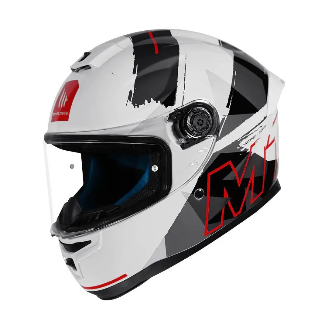 Mt Hummer Monti A5 Gloss White Helmet 1