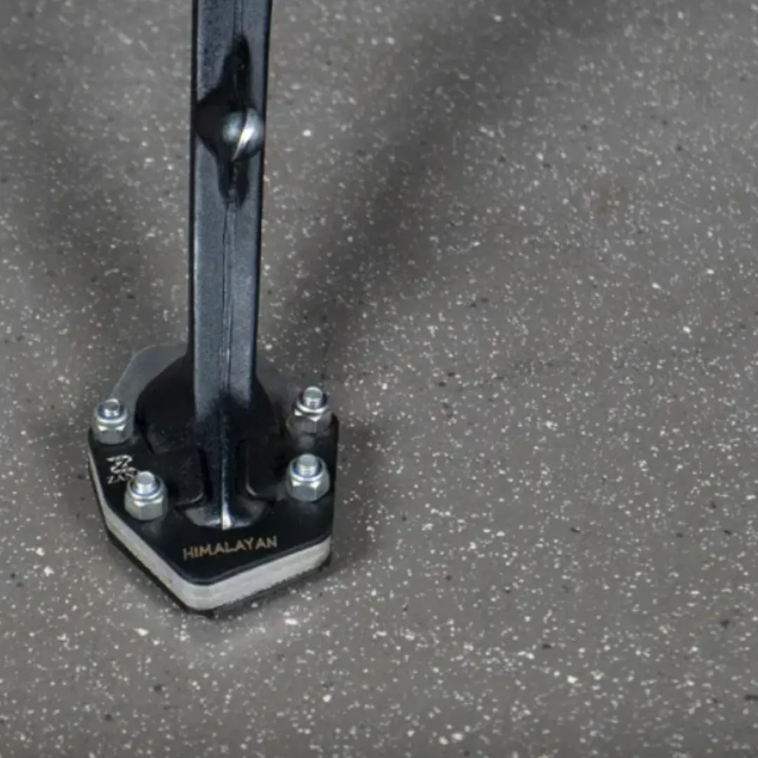 Zana Side Stand Extender For Himalayan 450 - Aluminium & Stainless Steel 1