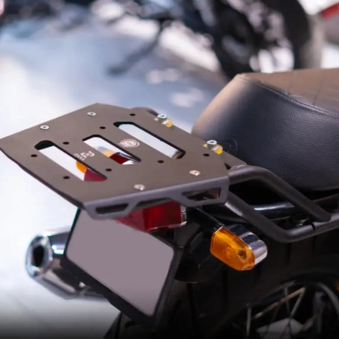 Zana Top Rack With Aluminium Plate For Gt & Interceptor 650 1