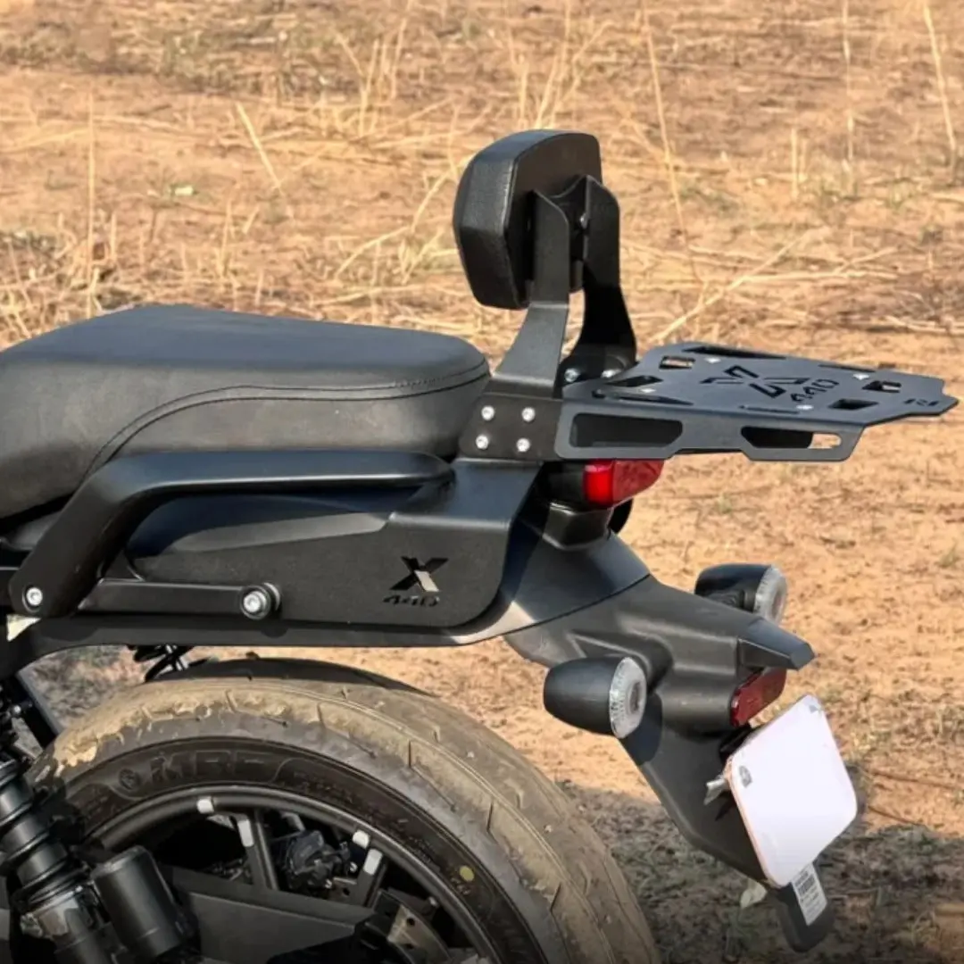 Zana Top Rack With Plate & Pillion Backrest For Harley Davidson X440 1