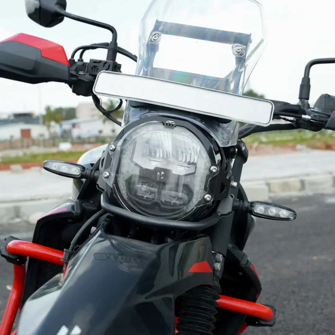 Moto Torque Acrylic Headlight Guard For Hero Xpulse 210 1