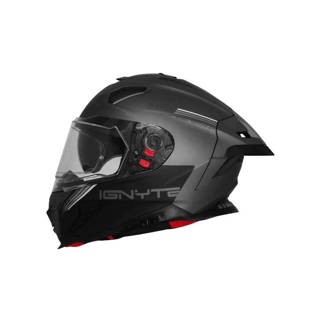 Ign-16 Iss Dot Quantumm Glossy Full Face Helmet 1