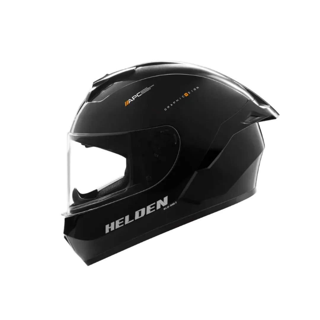 Reise Helden Matt Black Full Face Helmet 1