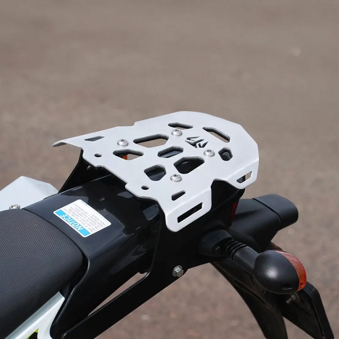 Moto Torque Aluminium Top Plate With Ms Back Carrier For Kawasaki Klx 230 1