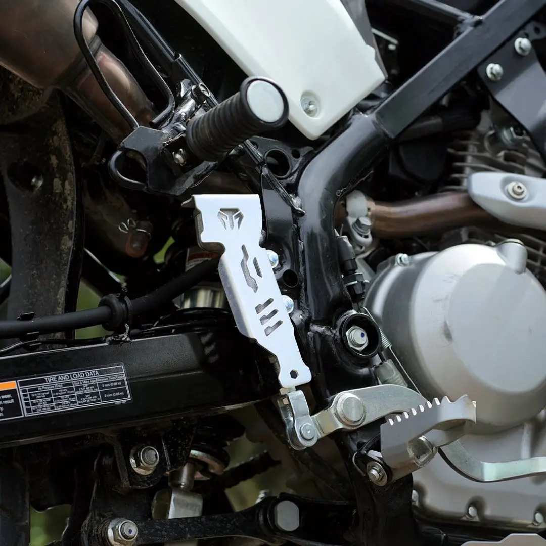 Moto Torque Aluminium Rear Master Cylinder Guard For Kawasaki Klx 230 1