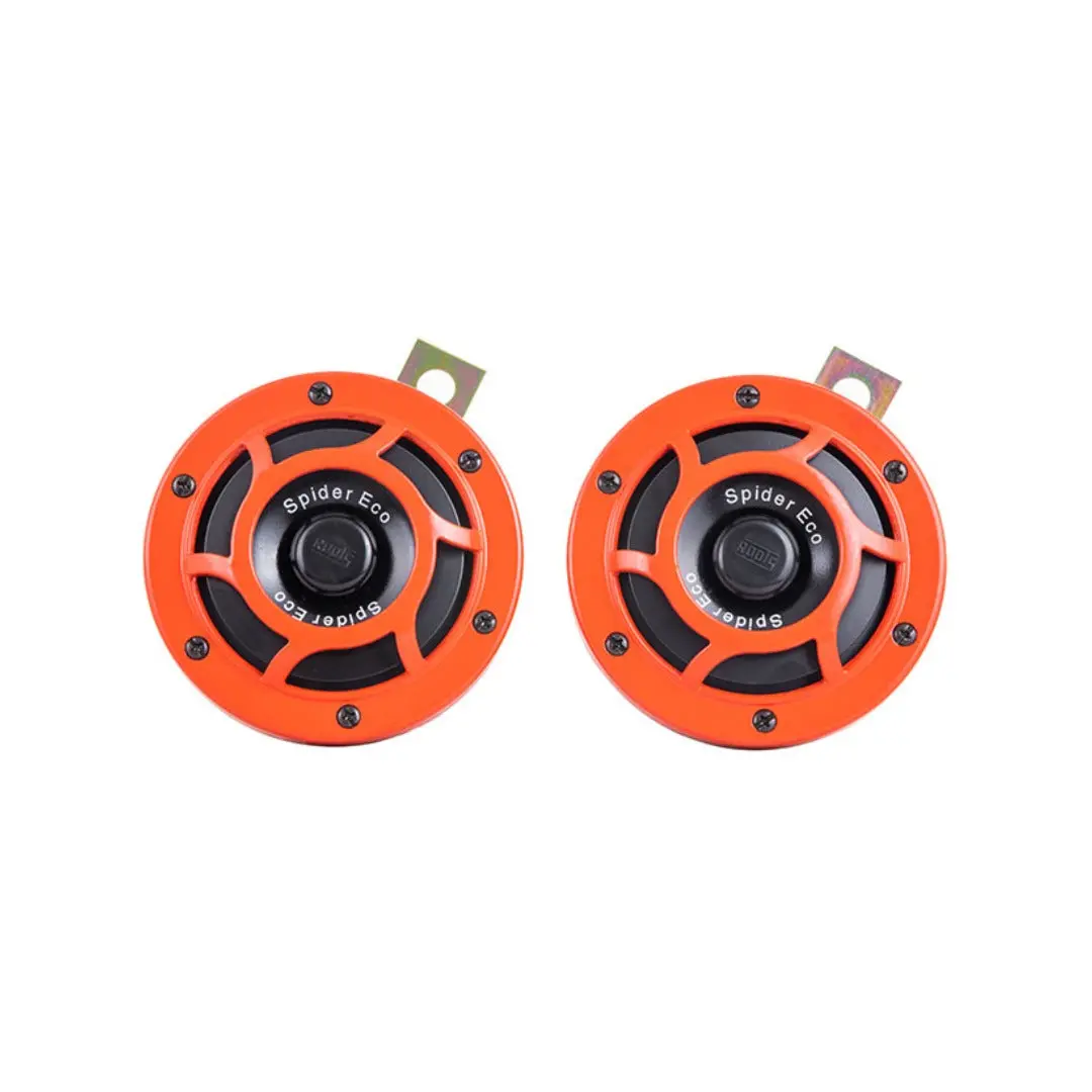 Spider Eco Red Universal Horn | High & Low Tone | 12V / 24V | Ece R28 Approved 1