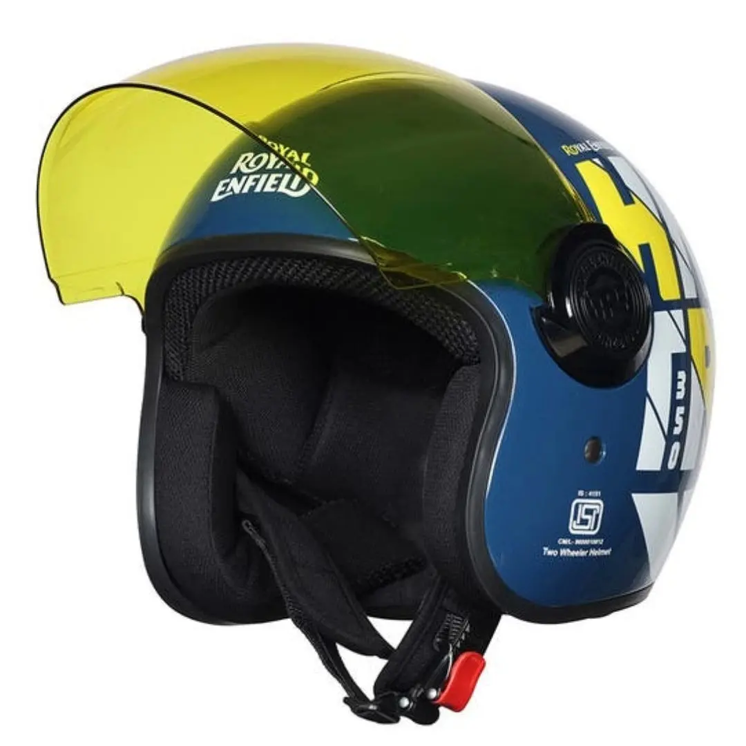 Royal Enfield Copter Hunter Helmet – Lagoon Blue 1