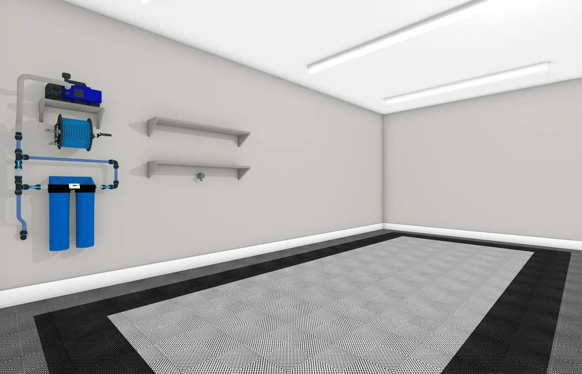 One Car Swisstrax Flooring Solution 4