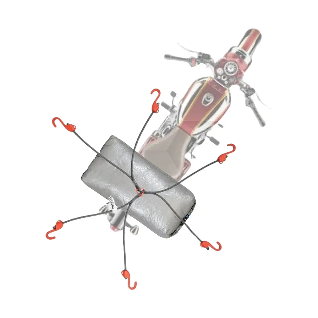 Mototech Hexapod Bungee Tie-Down System - 32/80Cms - Grey + Orange 1