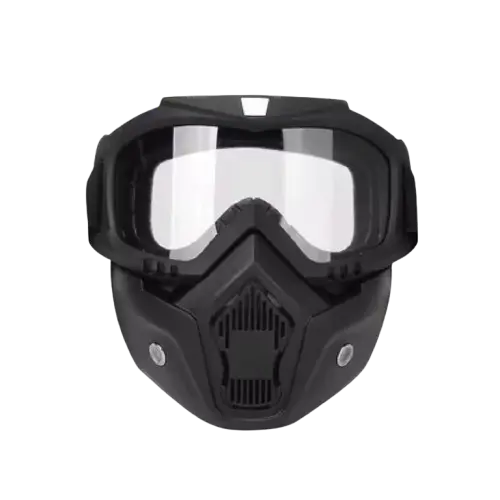 Premium Quality Riding Facemask With Goggles 2