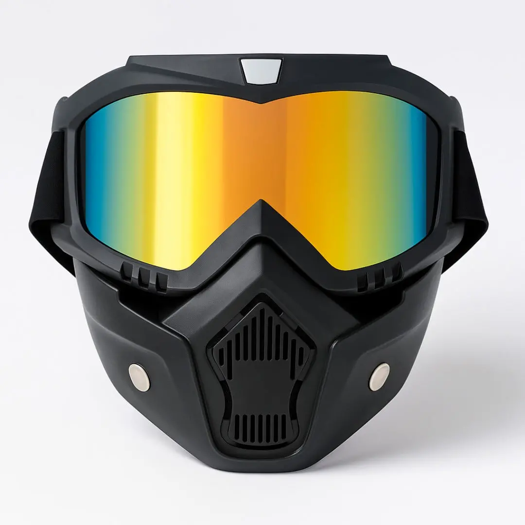 Premium Quality Riding Facemask With Goggles 3