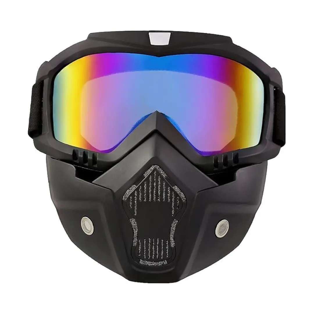 Premium Quality Riding Facemask With Goggles 4