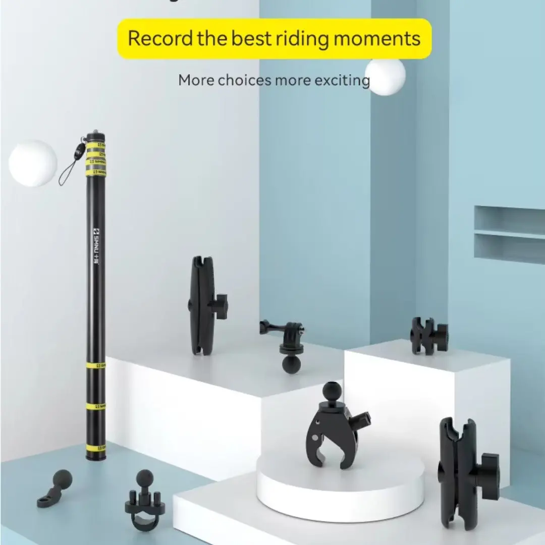 Smnu Insta360 Invisible Stick | Motorcycle Action Camera Mount Extension 1