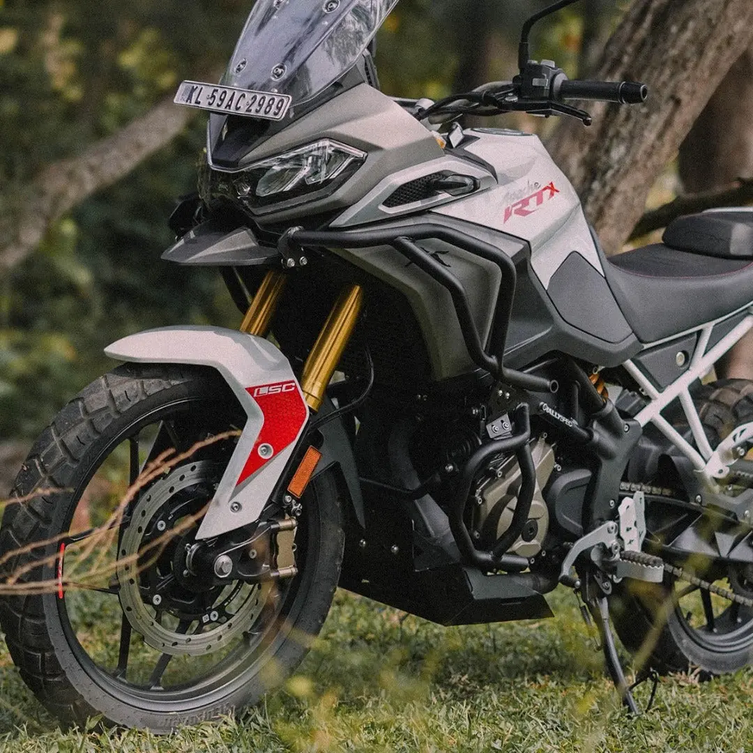 Tvs Apache Rtx 300 Raptor Crash Guard Upper & Lower Set Black | Legundary 1