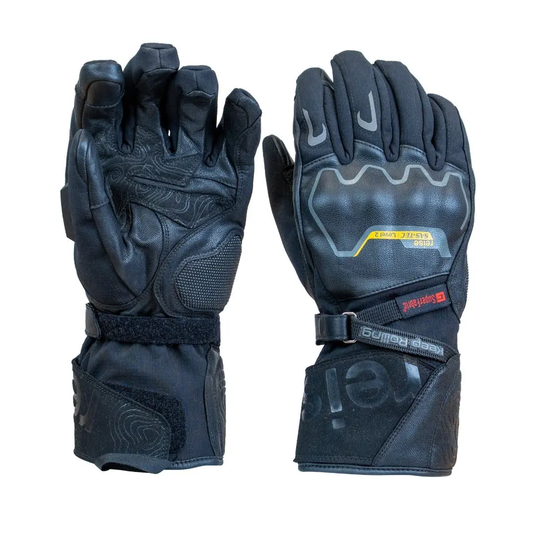 Reise Nubra Gloves Black – Waterproof Touring Motorcycle Gloves With Sas-Tec Protection 1