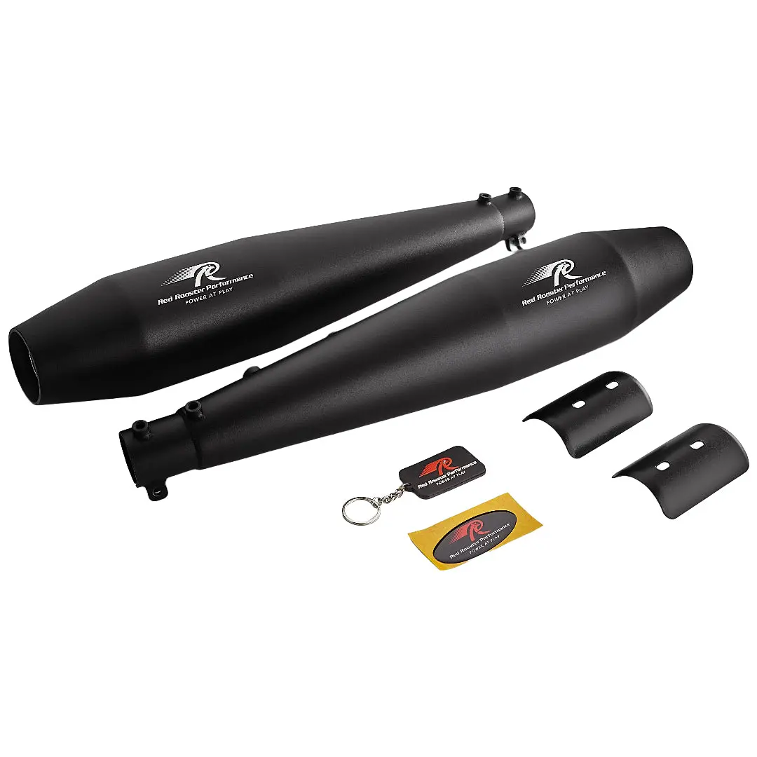 Redrooster Stellar –Black Matte Exhaust For Gt 650/Interceptor 650 1