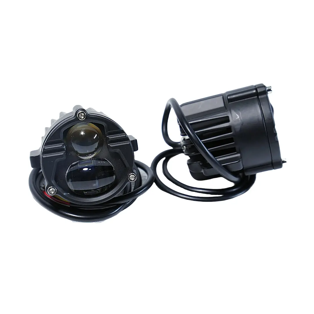 Motorcycle Fog Lights - Hjg 16 - White & Yellow 1