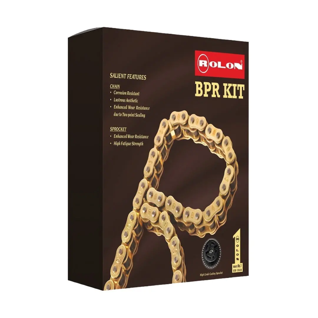 Brass Chain & Sprocket Kit For Royal Enfield Bullet Classic 350 – Kit Bsorc Cl270 1