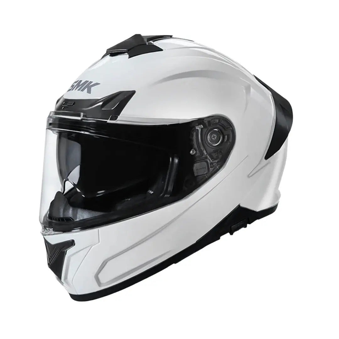 Smk Typhoon Unicolour Helmet – Gloss White 1